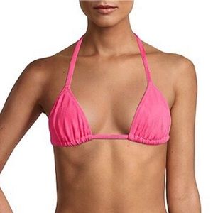NWT Solid & Striped | The Iris Bikini Top | Pink | Size Small